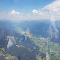 Flugwegposition um 12:55:02: Aufgenommen in der Nähe von Rottenmann, Österreich in 2328 Meter